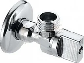 Zawory i kraniki - KFA Zawór kulowy kątowy z motylkiem 707-020-20 - miniaturka - grafika 1