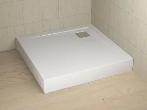 Radaway Obudowa do brodzika Argos 100 aluminium biała  001-510094004 - Obudowy brodzików - miniaturka - grafika 3