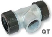 Akcesoria grzewcze - Gebo QUICK Uniwersalny łącznik QT 1" do rur stalowych i PE. 17.195.04.03 - miniaturka - grafika 1
