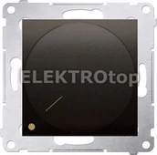 Wyłączniki światła i elektryczne - Kontakt Simon DS9L2.01/46 Ściemniacz obrotowy dwubiegunowy do LED ściemnialnych - miniaturka - grafika 1