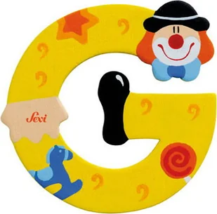 Sevi Trudi 81743  litera Clown G, sortowane - Wyposażenie pokoiku dziecięcego - miniaturka - grafika 2