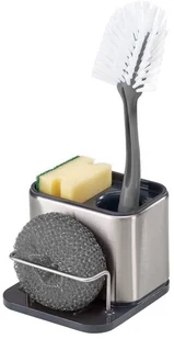 Joseph Joseph Organizer do zlewu JOSEPH JOSEPH Surface, srebrny, 10,2x12x12,8 cm - Miseczki i talerzyki dla dzieci - miniaturka - grafika 2