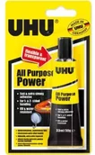 Pozostałe akcesoria malarskie - POWER TRANSPARENT KLEJ UNIWERSALNY UHU 33 ML - miniaturka - grafika 1