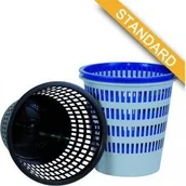 Kosze biurowe - Donau PBS Kosz na śmieci ażurowy mały 12l DN355-1/2/5 - miniaturka - grafika 1