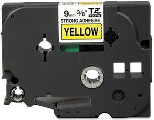 Brother TZ-S621/TZe-S621 9mm x 8m extr.adh czarny druk/żółty podkład taśma zamiennik TZeS621 - Etykiety do drukarek - miniaturka - grafika 2