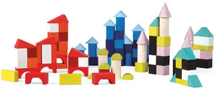 Janod Kubix klocki drewniane 100 el - Klocki - miniaturka - grafika 2