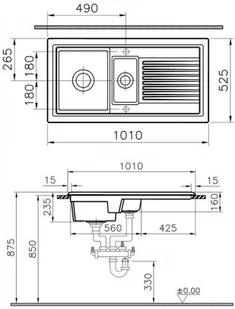 Reginox RL301CW - Zlewozmywaki - miniaturka - grafika 3