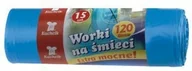 Środki do kuchni i łazienki - Worki na śmieci AKU Kuchcik 120 l - 10 sztuk / czarne - miniaturka - grafika 1
