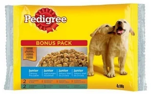Pedigree Junior Kurczak i ryż Wołowina i ryż 4x100g - Mokra karma dla psów - miniaturka - grafika 2