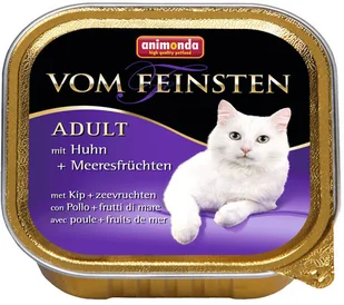 Animonda Vom Feinsten CAT Adult Kurczak z owocami morza 100g - Mokra karma dla kotów - miniaturka - grafika 3