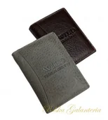 Portfele - Wild Portfel Męski Skórzany Skóra Licowa Duży Pionowy bez Zapięcia Czarny - miniaturka - grafika 1