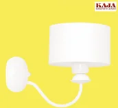 Lampy ścienne - KAJA ALFRED OLSZEWSKI Kinkiet K-2896 z serii IBIS WHITE - miniaturka - grafika 1