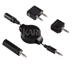 Hama Zestaw adapterów do samolotu - Złącza, przejściówki, adaptery - miniaturka - grafika 5