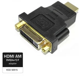 Qoltec Przejściówka HDMI AM / DVI (24+1) F 50515 - Adaptery i przejściówki - miniaturka - grafika 2