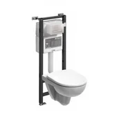 Stelaże i zestawy podtynkowe do WC - Koło TECHNIC GT NOVA PRO - zestaw: stelaż podtynkowy + wisząca owalna miska WC N - miniaturka - grafika 1