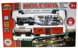 Dromader Kolejka średnia + tory 355cm 00507 - Pociągi dla dzieci - miniaturka - grafika 3