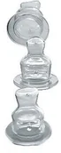Smoczki do butelek - NIP Silikonowy smoczek do butelki z zaworem rozm. 1 (herbata) 33002 - miniaturka - grafika 1