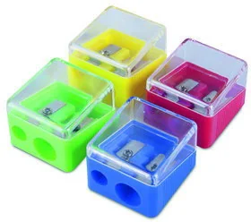 Donau Temperówka , plastikowa, podwójna, mix kolorów 7814001-99 - Temperówki - miniaturka - grafika 4