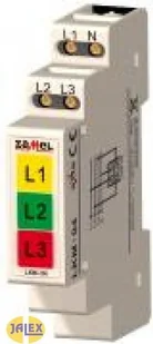 Zamel Czujnik zasilania 230V/400V LED TN typ: LKM-04-40 - Pozostałe detektory - miniaturka - grafika 2