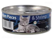 Mokra karma dla kotów - Ontario Cat Junior Kurczak z krewetkami 95g - miniaturka - grafika 1