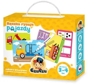 CzuCzu Rączka rysuje pojazdy 9003 - Zabawki interaktywne dla dzieci - miniaturka - grafika 2
