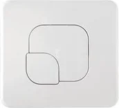 Przyciski spłukujące - Cersanit Stelaże i zestawy podtynkowe Przycisk TARGET L biały do stelaża TARGET - miniaturka - grafika 1