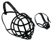 Kagańce dla psów - Chaba Kaganiec Skóra R1 - dla rottweilera suki 2254 - miniaturka - grafika 1