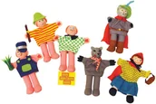 Zabawki interaktywne dla dzieci - Bigjigs Toys Czerwony Kapturek pacynki - miniaturka - grafika 1
