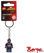 Breloczki dla dzieci - Lego 853593 Breloczek Super Heroes - Kapitan Ameryka L.853593 - miniaturka - grafika 1