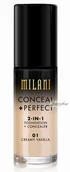 Podkłady do twarzy - MILANI MILANI - CONCEAL + PERFECT - 2-IN-1 FOUNDATION+CONCEALER - Podkład kryjący do twarzy - 05 WARM BEIGE MILPDTW-DOTW-03 - miniaturka - grafika 1