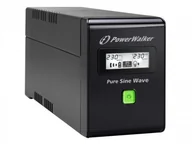 Zasilacze awaryjne UPS - PowerWalker UPS LINE-INTERACTIVE 800VA 2X PL 230V, PURE SINE WAVE, RJ11/45 IN/OUT, USB, LCD VI 800 SW/FR - miniaturka - grafika 1