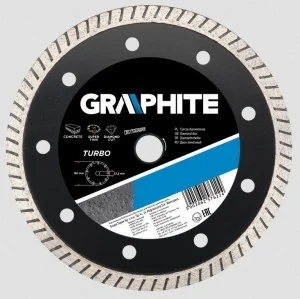 Graphite tarcza tnąca Turbo 125x22mm super cienka 57H621 - Tarcze do pił - miniaturka - grafika 3