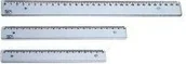 Linijki, ekierki - Pratel LINIJKA plastikowa przeźroczysta 20cm 1026 - miniaturka - grafika 1