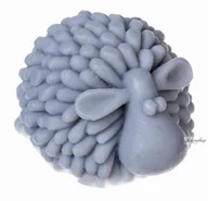 Kremy i maski do rąk - LaQ LaQ - Happy Soaps - Naturalne mydełko glicerynowe - SZARY BARANEK LQSZB - miniaturka - grafika 1