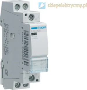 Hager Polo Stycznik modułowy ESC225 230V 25A 2Z - Sterowniki i przekaźniki - miniaturka - grafika 2