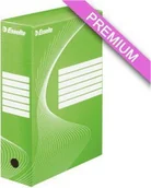 Pudła i kartony archiwizacyjne - ESSELTE Pudło archiwizacyjne 100mm zielone ES073-4 - miniaturka - grafika 1