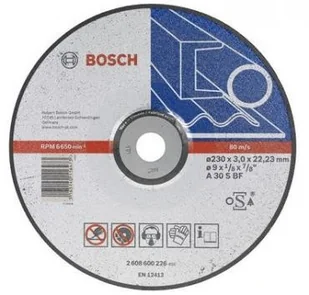 Bosch tarcza tnąca A 30 S BF 115x2.5mm wygięta - Tarcze do pił - miniaturka - grafika 2