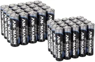 Akcesoria i części modelarskie - Ansmann Zestaw baterii Alkaliczno-manganowe Zestaw zawiera 20 × AAA R03) 20 × AA R6) 1.5 V 40 szt - miniaturka - grafika 1