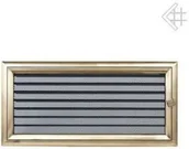 Akcesoria kominkowe - Kratki.pl Kratka kominkowa galwanizowana Oskar 17x37 z żaluzją 6674-898A9_201302 - miniaturka - grafika 1