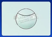 Przyciski spłukujące - Sanit Przycisk dwudzielny do spłuczek serii WC 995 N mały 167030 10000 biały 16 - miniaturka - grafika 1