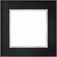 Klawisze i ramki - Jung A CREATION SZKŁO CZARNE Ramka X1 AC581GLSW - miniaturka - grafika 1