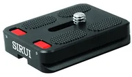 Akcesoria do statywów - Sirui TY-50 płytka szybkiego mocowania (aluminium, 1/4", 39x50mm, 31,4 g, Sliding Stopper, dla modeli oraz Arca-Swiss), czarna - miniaturka - grafika 1