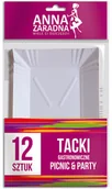 Opakowania gastronomiczne - Anna Zaradna ANNA ZARADNA TACKI GASTRONOMICZNE 12SZT zakupy dla domu i biura AZ6-PP-3166 - miniaturka - grafika 1