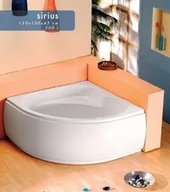 Wanny - Polysan Sirius 130x130 49111 - miniaturka - grafika 1