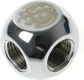 Chłodzenie wodne - Bitspower złączka adapter T 3x IG1/4 - srebrna w połysku (BP-TMB) - miniaturka - grafika 1