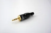 Złącza, przejściówki, adaptery - Hicon Wtyk jack 3.5mm TRS stereo HI-J35S02 - miniaturka - grafika 1
