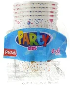 Akcesoria do grilla - Paclan Party Kubki papierowe z nadrukiem Kids i uchwytem 180 ml 6 szt. - miniaturka - grafika 1