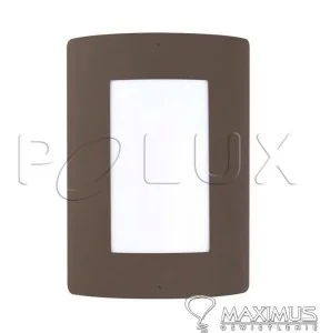 Polux Kinkiet ogrodowy SAFON SG1048BR prostokąt INOX brązowy basic >> DARMOWA DO (208798) - Lampy ogrodowe - miniaturka - grafika 3