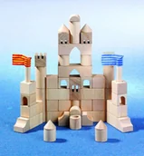 Klocki - Haba Klocki Logiczne (Zamek) 59 elementów 1072 - miniaturka - grafika 1