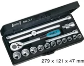 Klucze i nasadki - Hazet Klucze nasadowe z grzechotką 880ZN-1 3/8" 10 mm) stal chromowo-wanadowa 16 szt - miniaturka - grafika 1